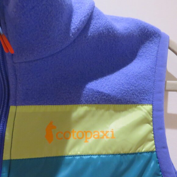 COTOPAXI Weste Teca Fleece Vest in Purple Outdoor Gorpcore Travel Casual Size S - Picture 7 of 13